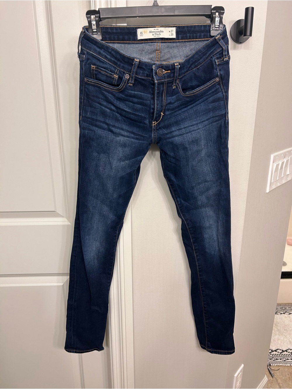 Abercrombie & Fitch Women's Indigo Super Skinny Jeans